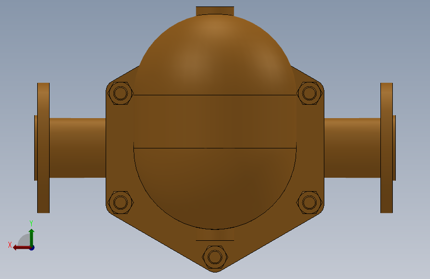 CA44S 碳钢空气和气体疏水阀 DN40-DN50[CA44S DN40 ASME300]_SOLIDWORKS 2018_模型图纸下载 – 懒石网