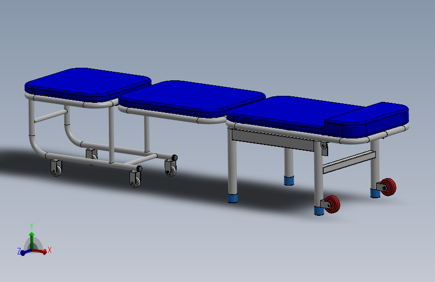 钢制医用陪护椅02