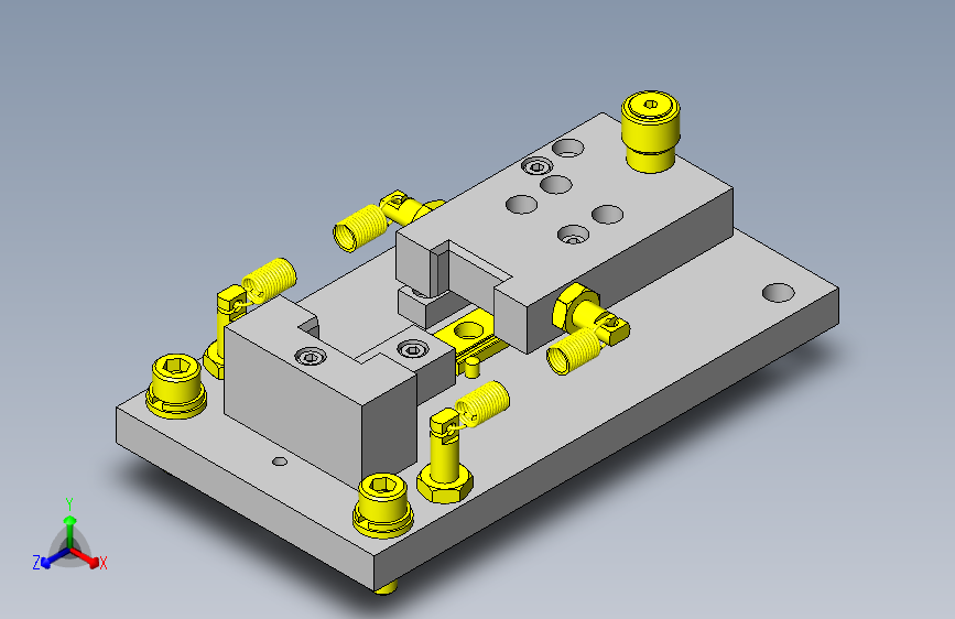 凸轮驱动式工件夹紧解除机构_SOLIDWORKS 2010_模型图纸下载 – 懒石网