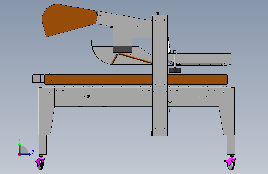 自动折盖封箱机设计 Solidworks 2015 模型图纸下载 懒石网