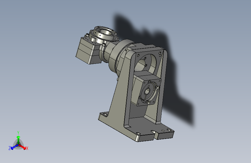 微型旋转轴XR85-60-10-M1（座子加销孔-短款58.5mm）标准款(1)