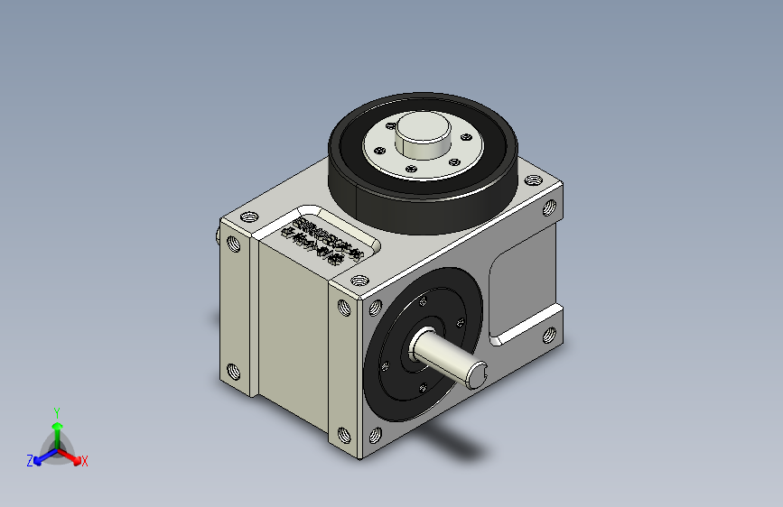ER-RU45DF英锐凸轮分割器3D标准图纸
