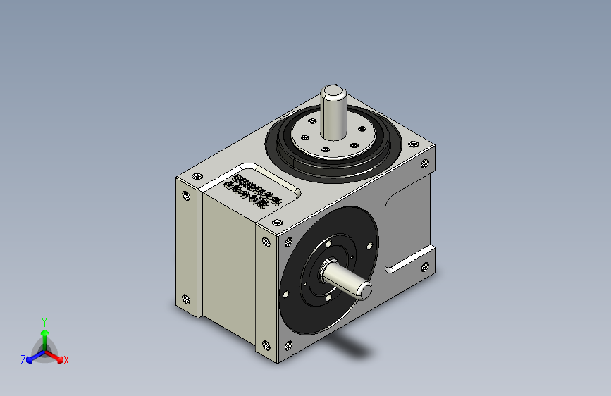 ER-RU60DE英锐凸轮分割器3D标准图纸
