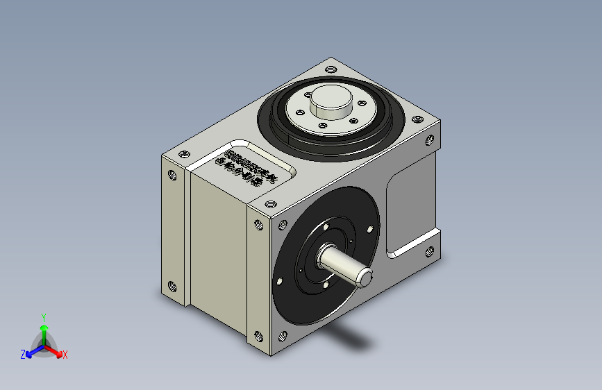 ER-RU60DF英锐凸轮分割器3D标准图纸