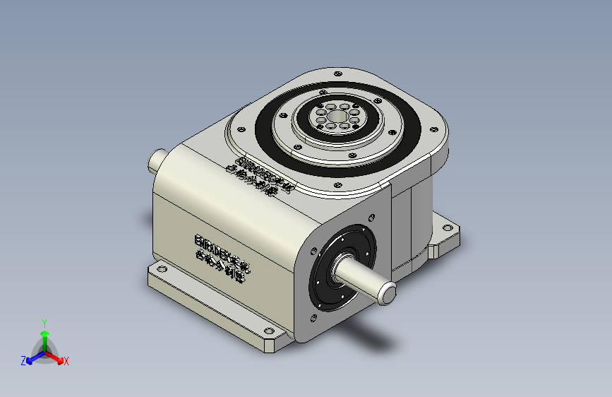 ER-RU70DA英锐凸轮分割器3D标准图纸
