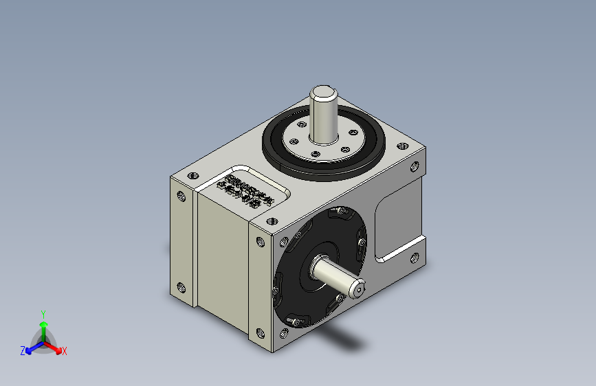 ER-RU70DE英锐凸轮分割器3D标准图纸