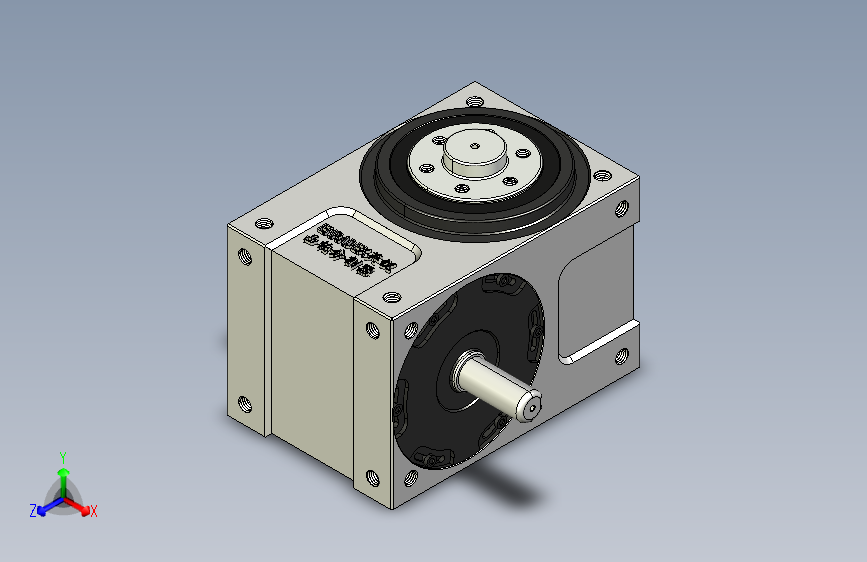 ER-RU70DF英锐凸轮分割器3D标准图纸