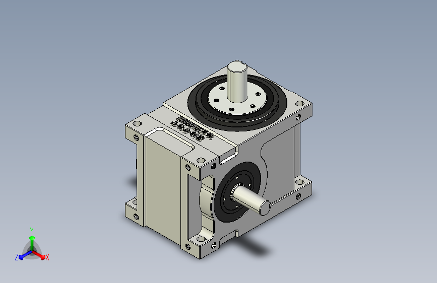 ER-RU80DE英锐凸轮分割器3D标准图纸
