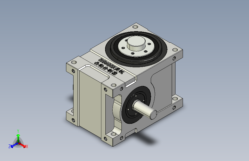ER-RU80DF英锐凸轮分割器3D标准图纸