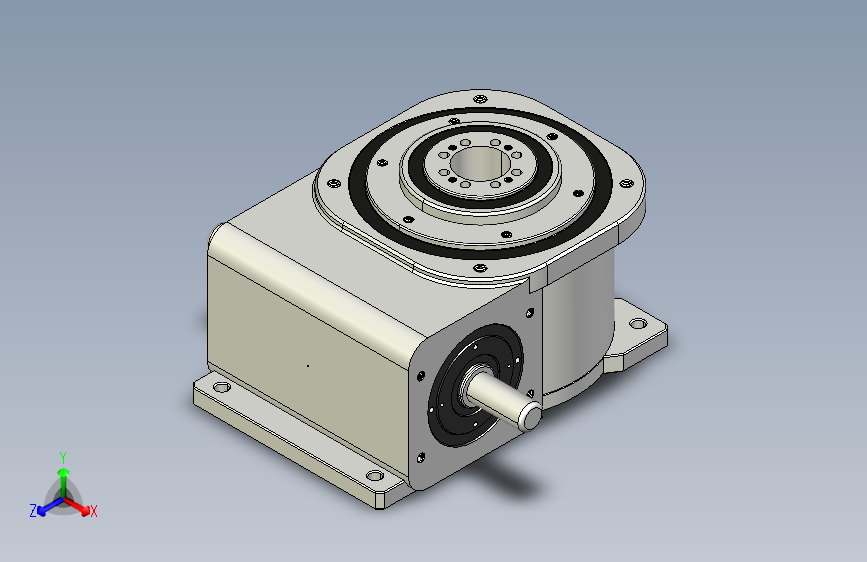 ER-RU110DA英锐凸轮分割器3D标准图纸(电话18258779555)