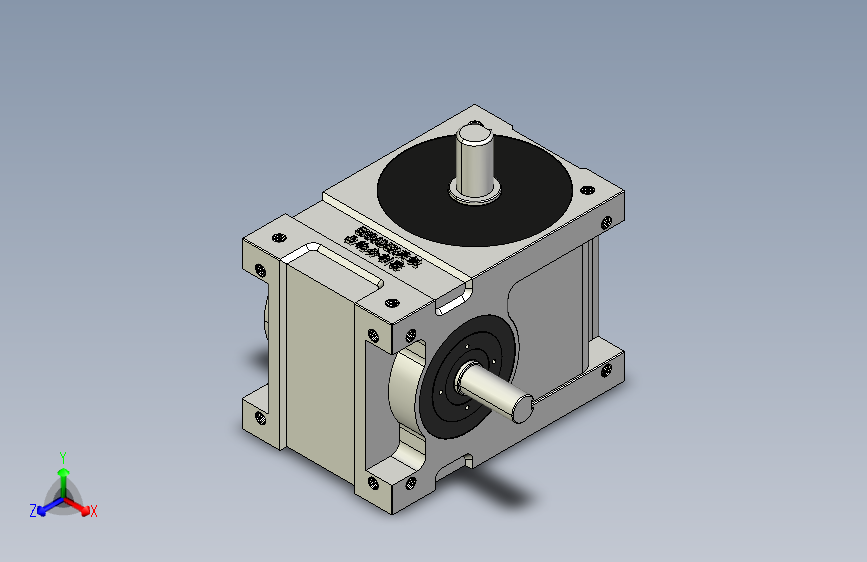 ER-RU110DS英锐凸轮分割器3D标准图纸