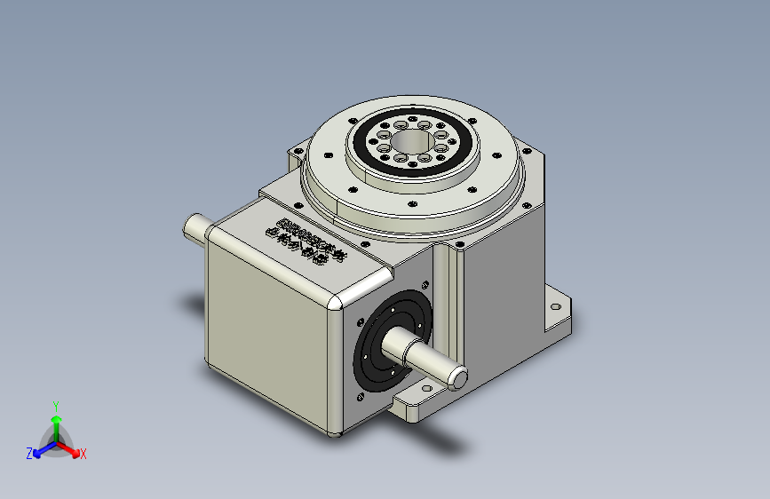 ER-RU110DT英锐凸轮分割器3D标准图纸