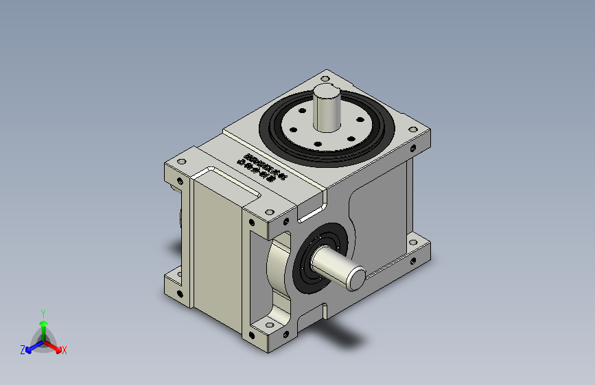 ER-RU180DE英锐凸轮分割器3D标准图纸