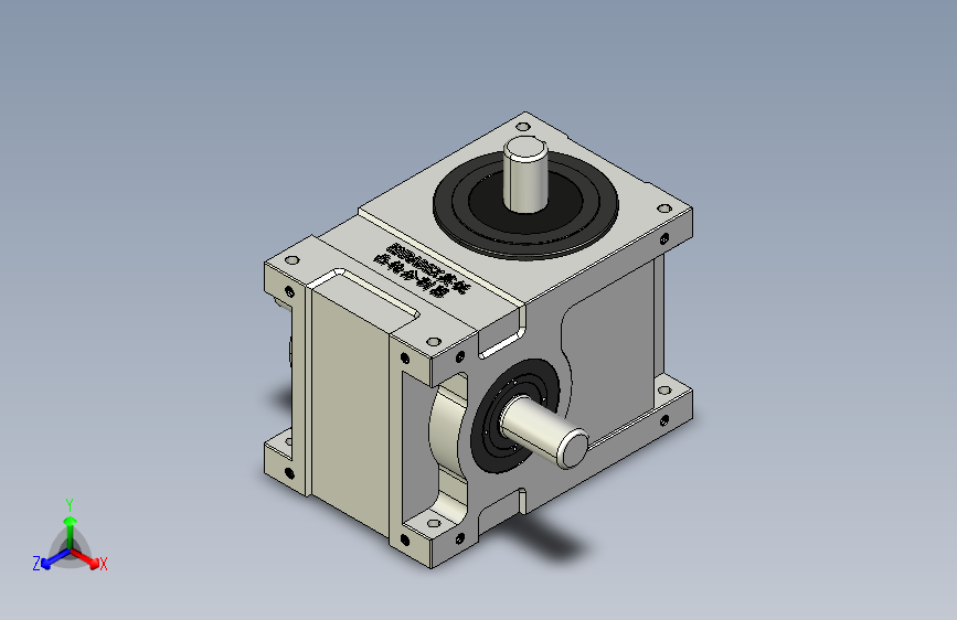 ER-RU180DS英锐凸轮分割器3D标准图纸