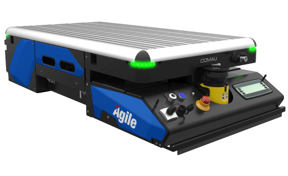 A54  Comau AGILE1500 AGV智能导航车模型3D图纸 STEP格式