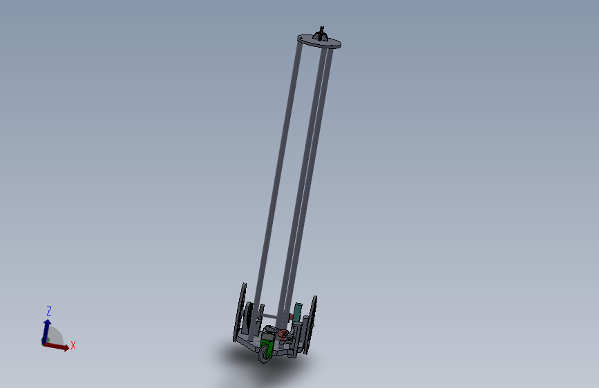 B04  工程训练大赛无碳小车三维建模图纸 solidworks设计