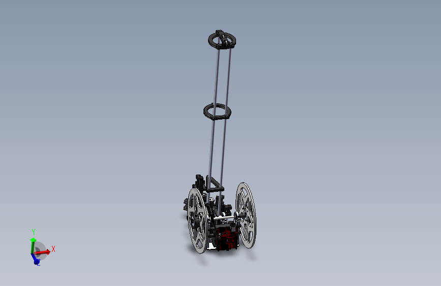 B06  无碳小车(电控组)3D图纸 solidworks设计