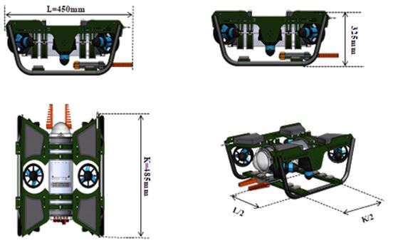 C05  ROV遥控潜水器水下机器人3D图纸 STEP格式