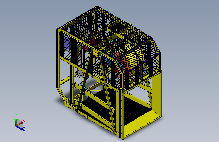 C10  TMS ROV水下设备3D图纸 Solidworks设计