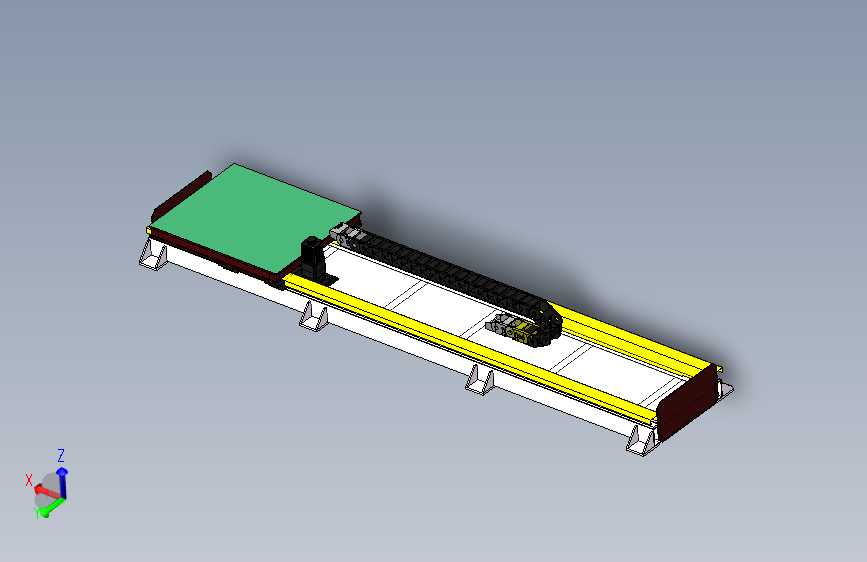 D16-机器人地轨（行走轴）3D模型图纸 Solidworks设计