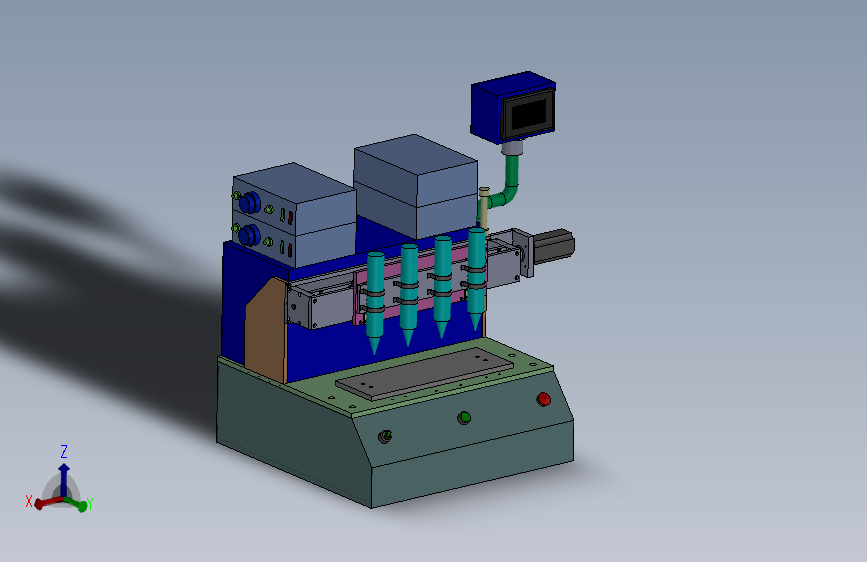 G-003 自动点胶机3D模型