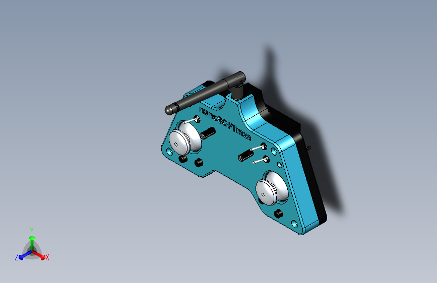 ARDUINO NANO开发板改装的遥控器可以用各种电子乐器演奏，也可以用3d乐器演奏