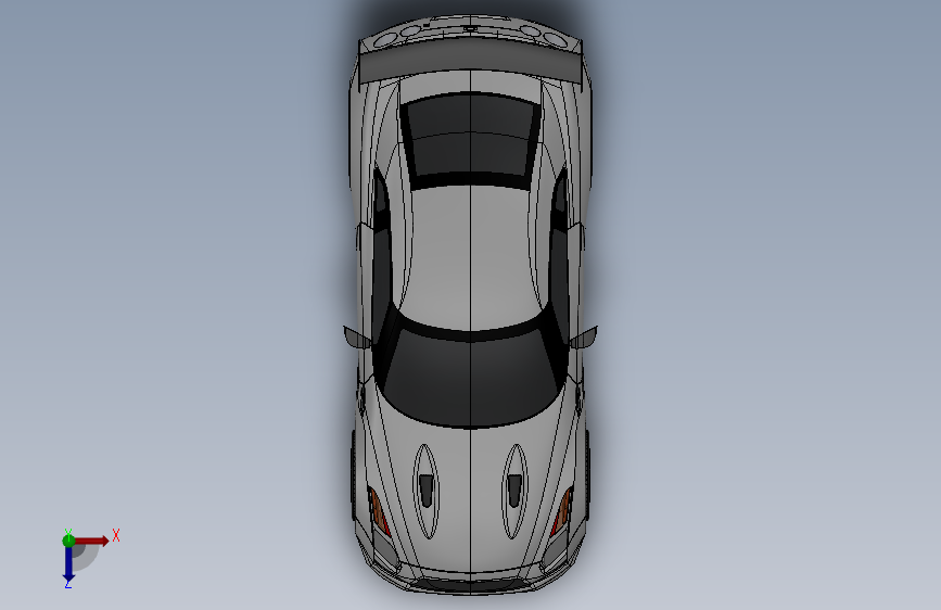 Nissan尼桑日产GT-R运动型超级跑车_SOLIDWORKS 2018_模型图纸下载 – 懒石网
