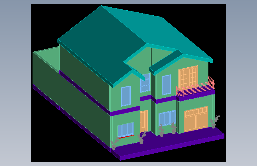 小别墅建筑模型