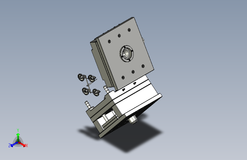带04型腔的2板式模具