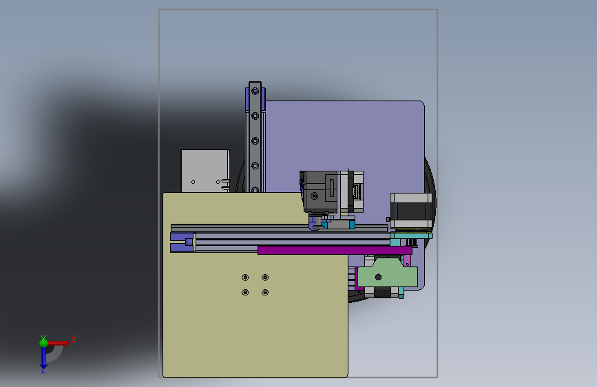 D006--Cetus 3D打印机结构模型三维图纸 Solidworks设计