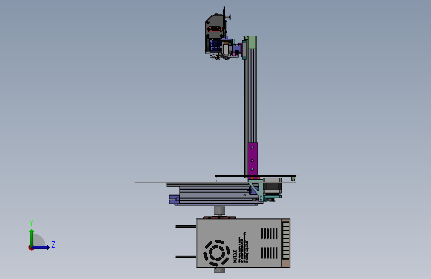 D006--Cetus 3D打印机结构模型三维图纸 Solidworks设计