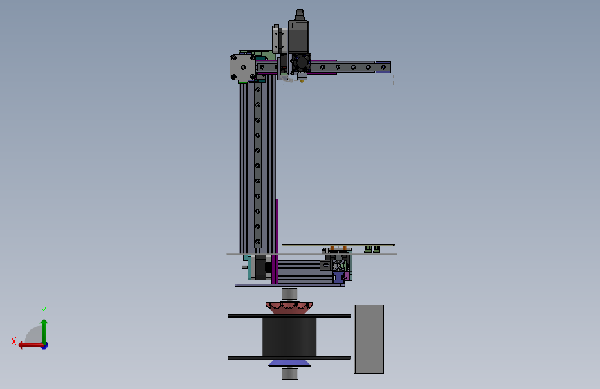 D006--Cetus 3D打印机结构模型三维图纸 Solidworks设计