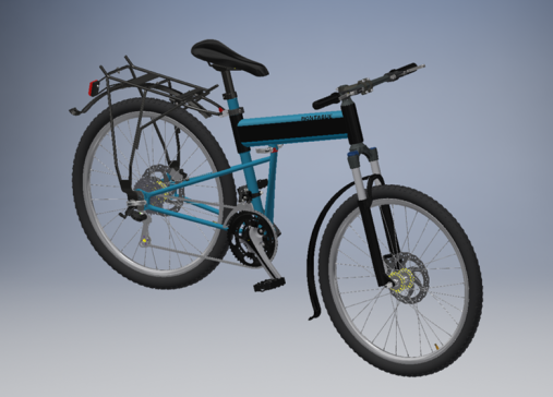 E018--Montage Patatropper自行车模型3D图纸 INVENTOR设计