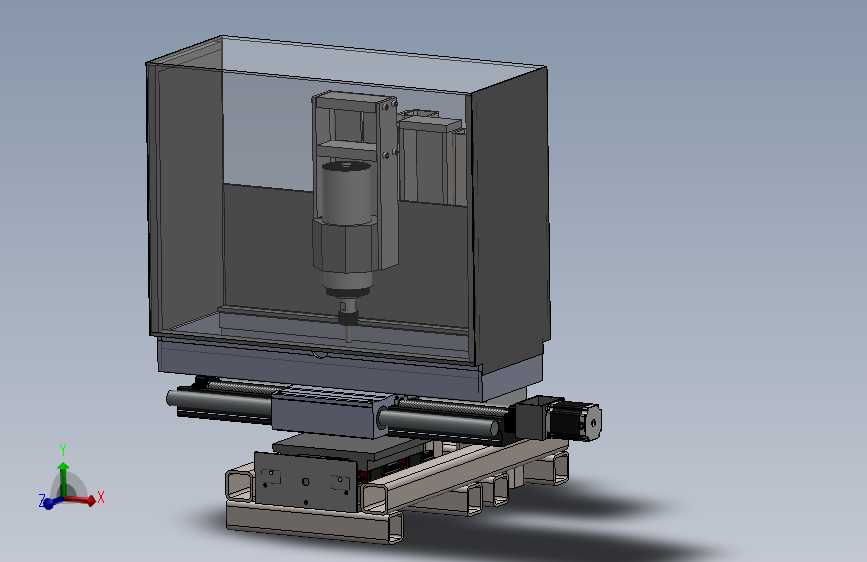 I014--smkscnc数控机床机构3D图纸 Solidworks设计