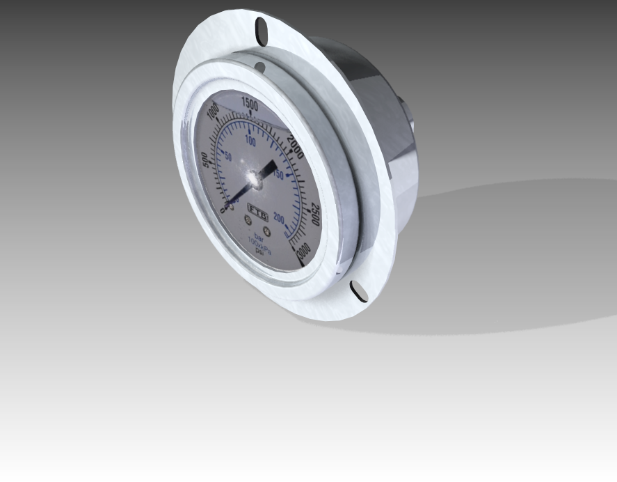 0-3000 PSI 面板压力表