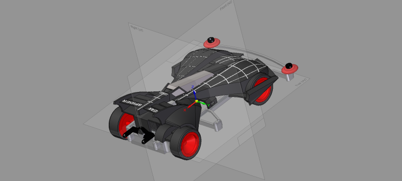-012--Beak Spider Tamiya Car蜘蛛王四驱车3D图纸 SOLIDEDGE设计 附STP