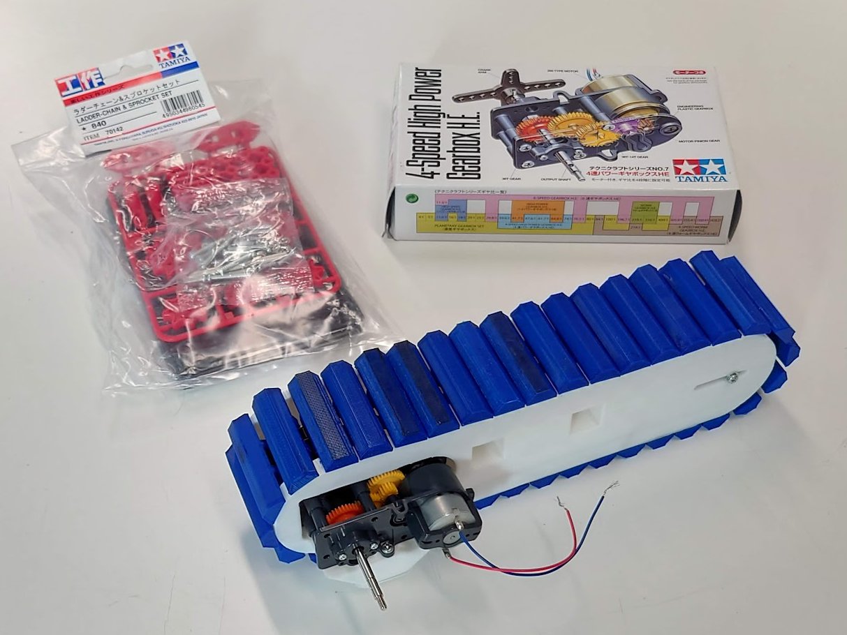 Crawler遥控车用的履带结构3D图纸 STEP格式