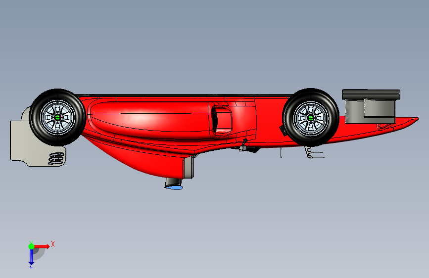 F1赛车 俯视图