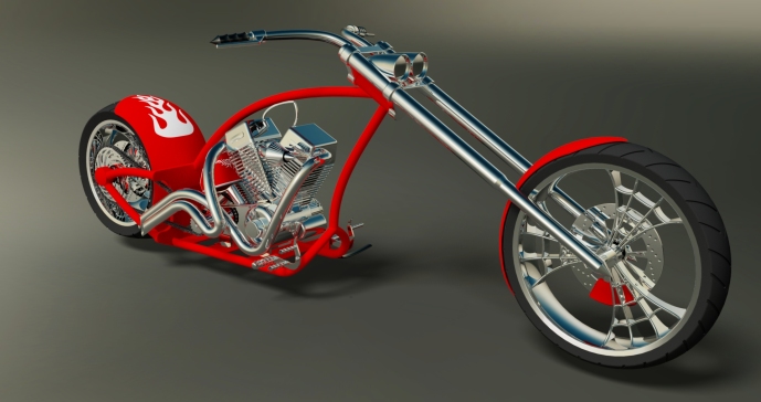 摩托车chopper-stp-igs
