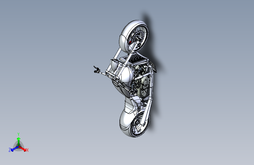 摩托车custom-bike-stp-igs格式