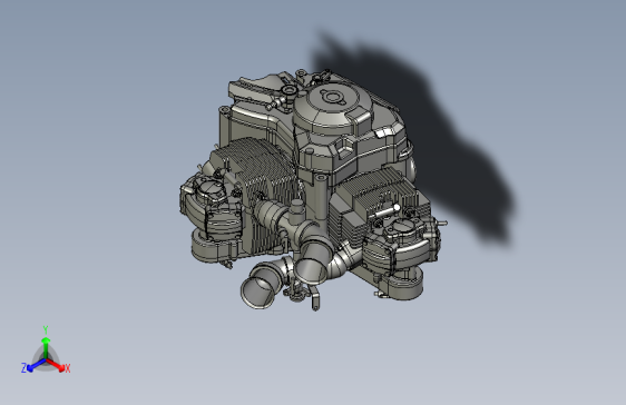 摩托车ducati-1100-ds-engine-stp-igs格式