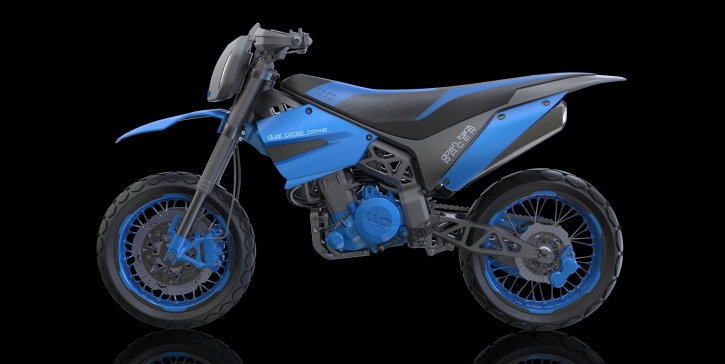 摩托车down-track-racer-stp-igs
