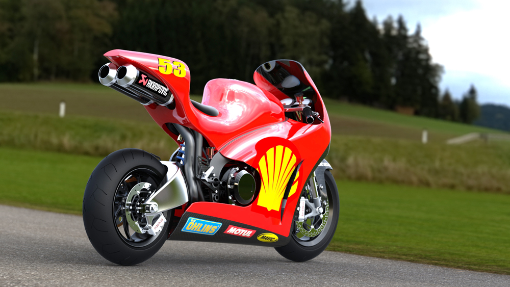 摩托车motorcycle--12-stp-igs格式