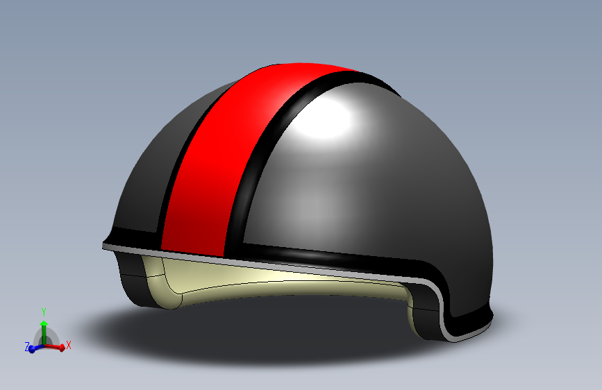 摩托车头盔motorcycle-helmet-SolidWorks2010