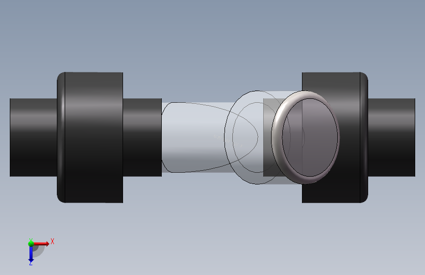 U-PVC Y型过滤器 俯视图