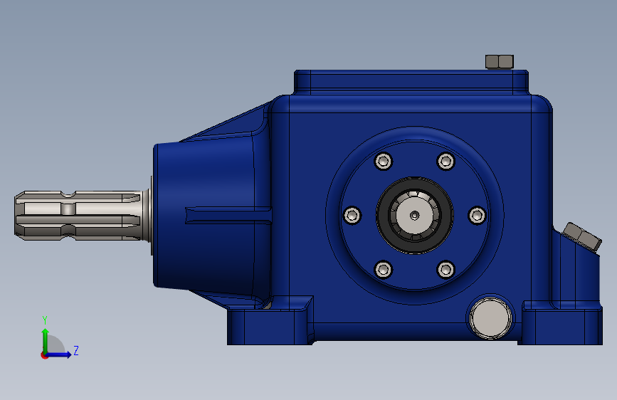004spiralbevelgearbox螺旋锥齿轮箱3D图纸 Solidworks CREO等格式_SOLIDWORKS 2019