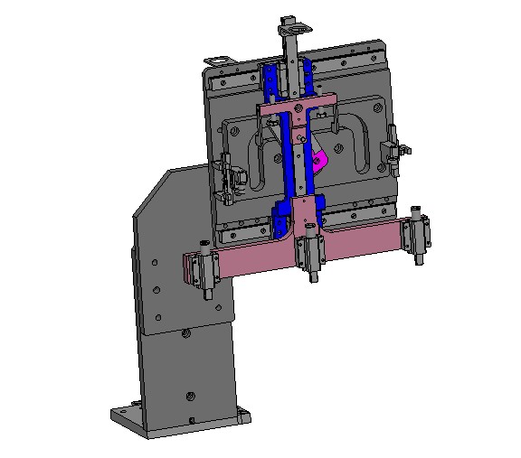 037--3工位凸轮机械手机构3D图纸 Solidworks设计 附STP