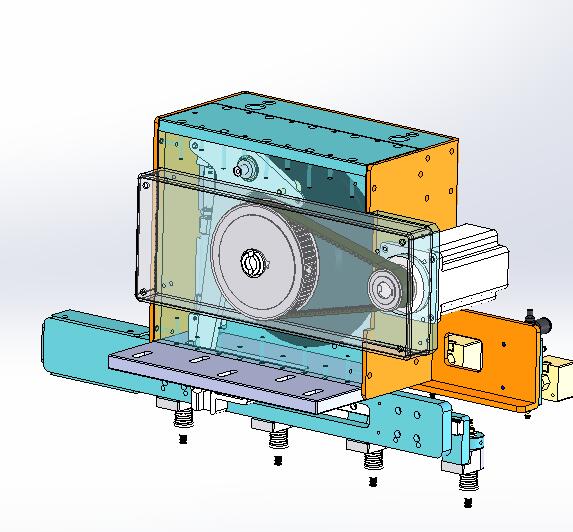 044--高速凸轮机械手机构3D图纸 Solidworks设计 附STP