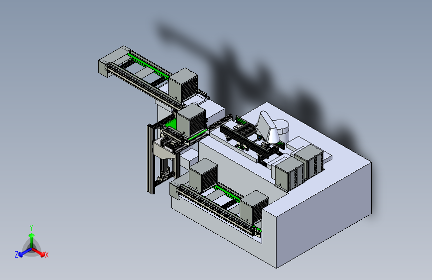 024--PCB Magazine PCB切割刀库机构3D数模图纸 STEP格式