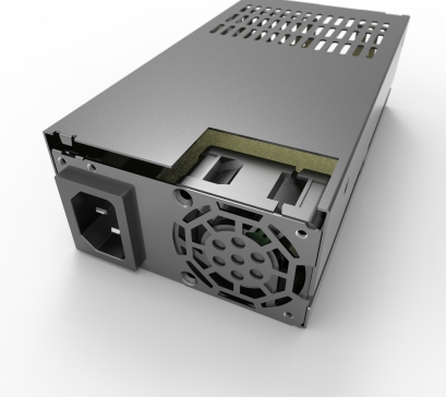 008--250w 1U FLEX电脑机箱电源模型3D图纸 Solidworks设计 附STEP